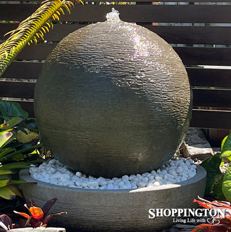 Concrete Ball Water Feature 80cm x 85cm