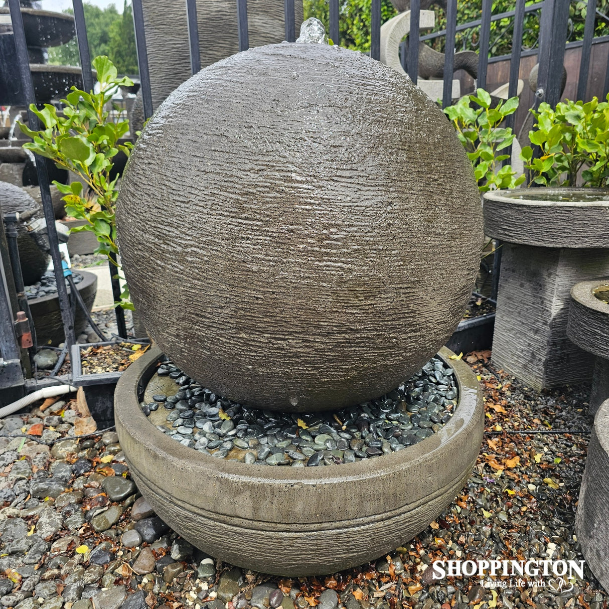 Concrete Ball Water Feature 80cm x 85cm