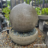 Concrete Ball Water Feature 80cm x 85cm