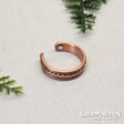 Copper Ring - Rope