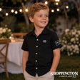 Cracked Soda - Cooper Detailed Black Shirt (available in 8 sizes)