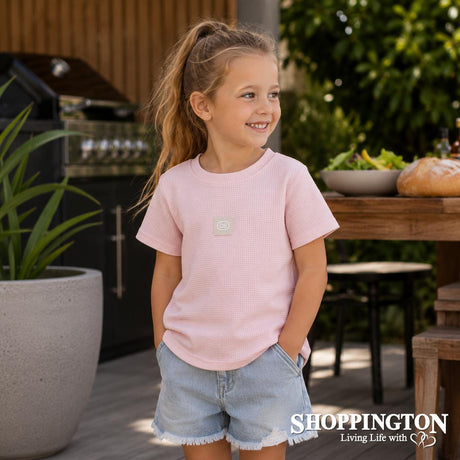 Cracked Soda - Emma Waffle Tee (Toddler in 4 sizes)