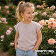 Cracked Soda - Naomi Ribbed Tee Beige (Toddler in 4 sizes)