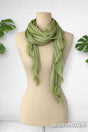 Crinkle Multi Purpose Scarf - Green