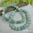 Crystal Gemstone Bead Bracelet - Aquamarine