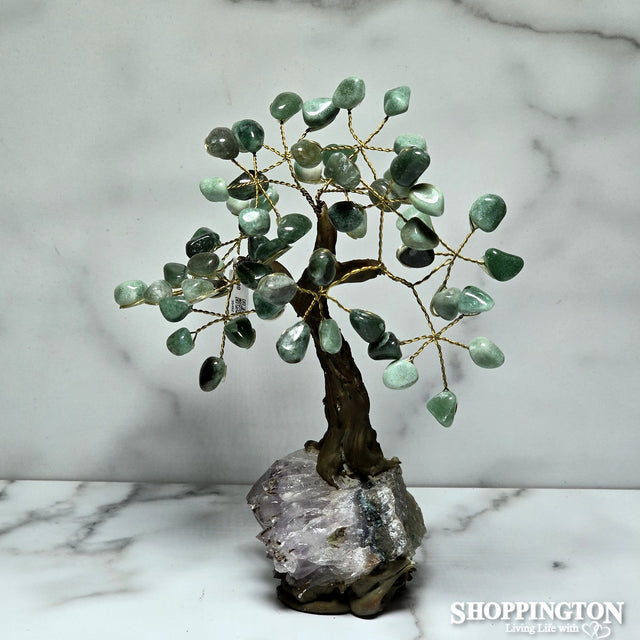 Crystal Gemstone Tree #9 - Aventurine 22cm