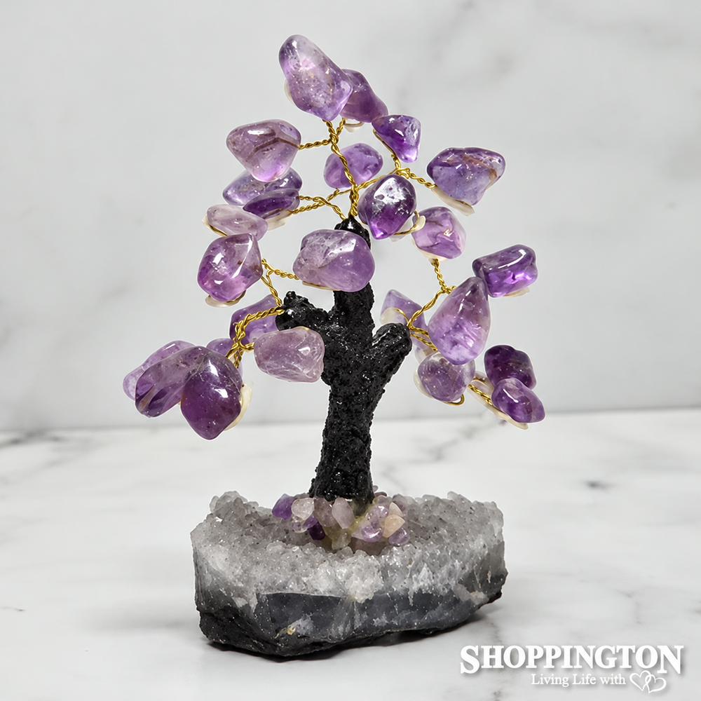 Crystal Gemstone Tree - Amethyst 12cm