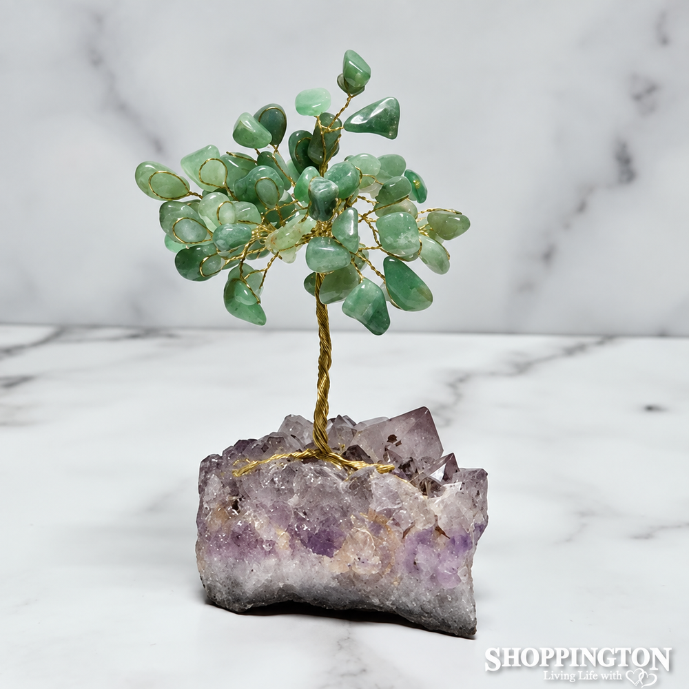 Crystal Gemstone Tree - Aventurine 17cm