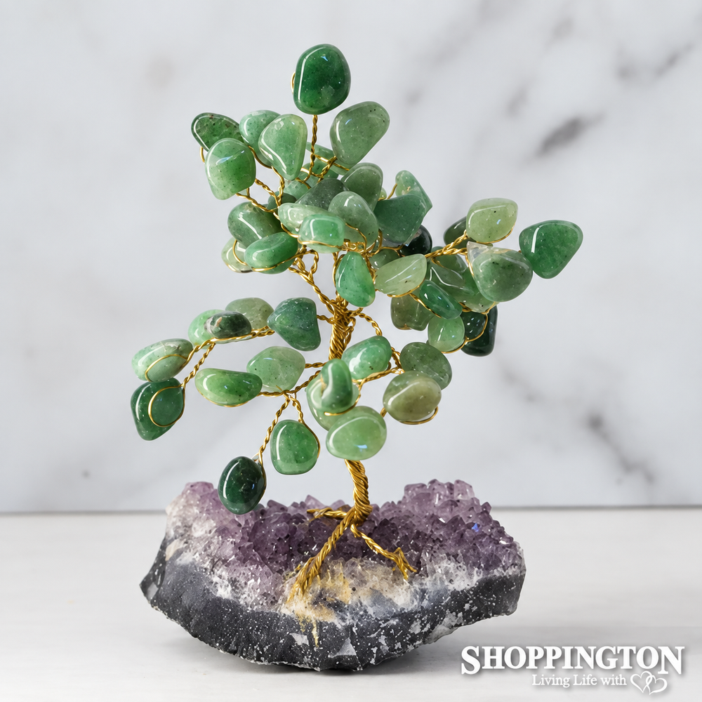 Crystal Gemstone Tree - Aventurine 19cm