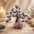 Crystal Gemstone Tree - Lapis 14cm