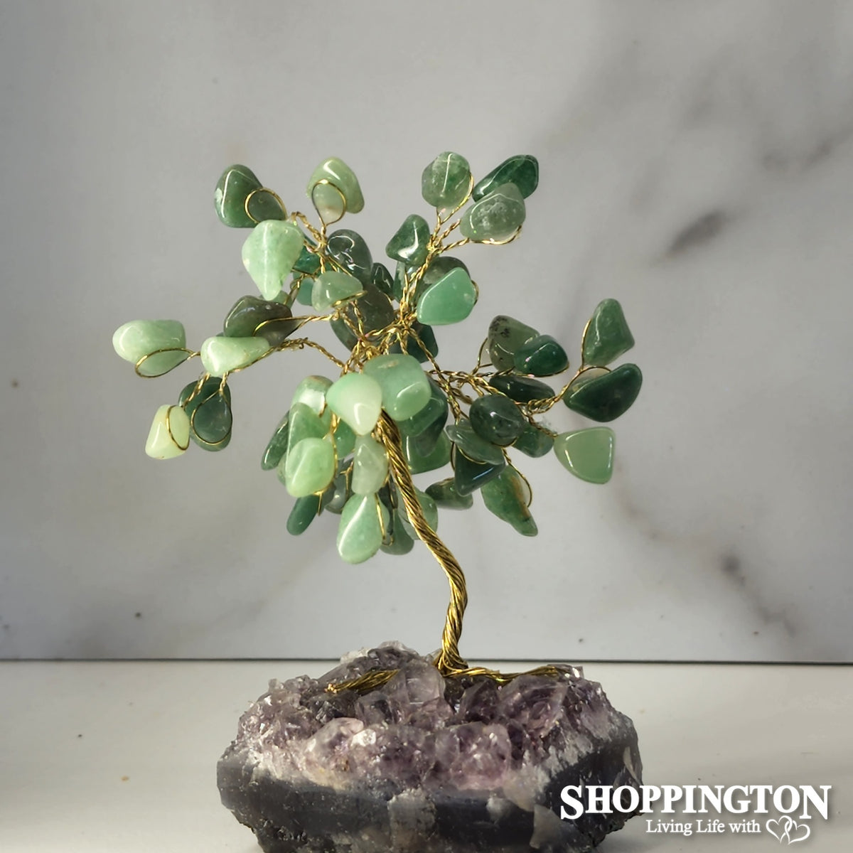 Crystal Gemstone Tree (mini) #7 - Aventurine