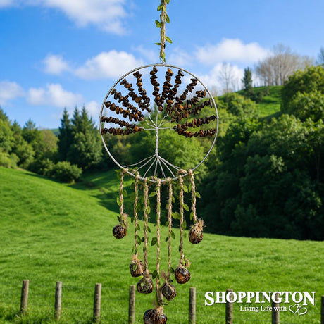 Crystal Tree of Life Dream Catcher - Tigers Eye