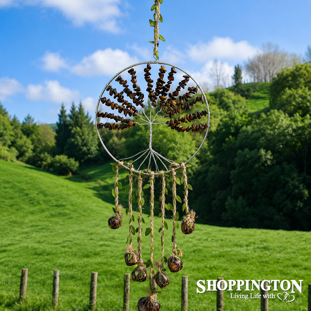 Crystal Tree of Life Dream Catcher - Tigers Eye