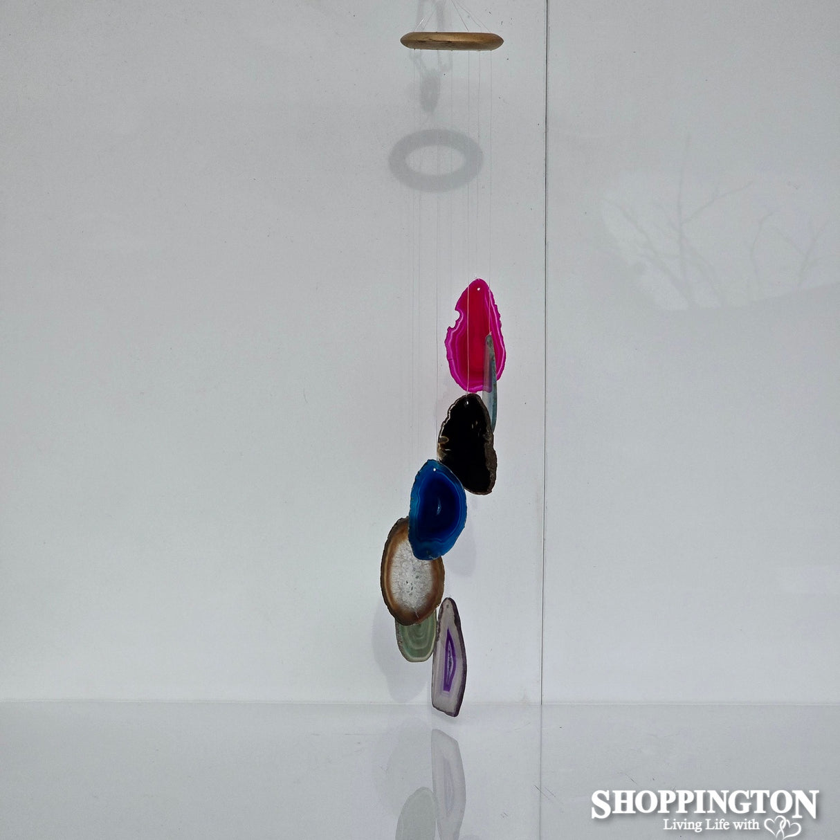 Crystal Wind Chimes - Agate & Quartz