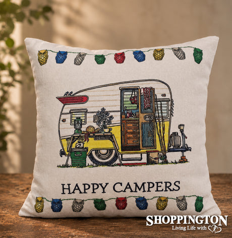 Cushion - Happy Campers Unpacked