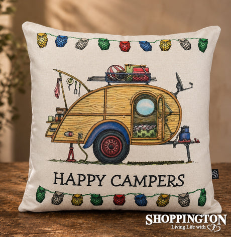 Cushion - Happy Campers Vintage