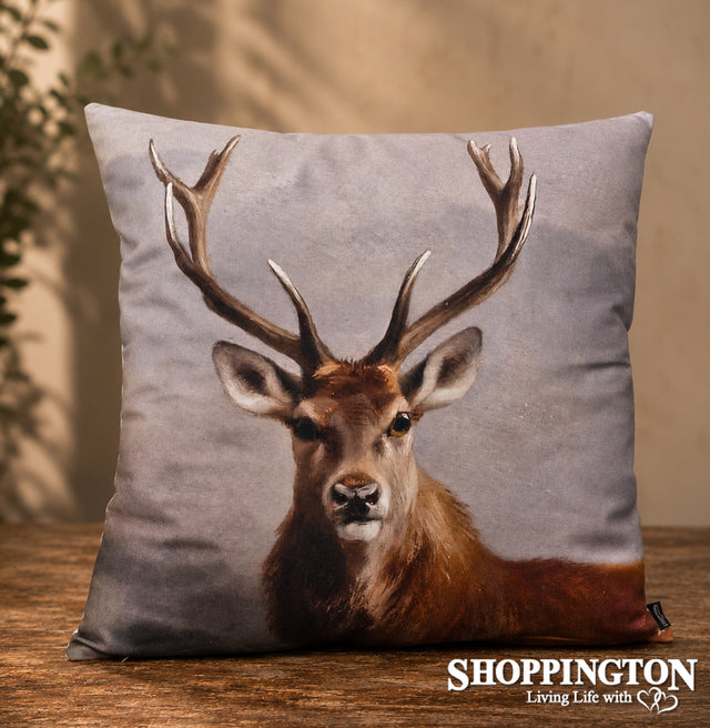 Cushion - NZ Stag in Mist