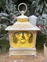 Glitter Snow Lantern - Angels