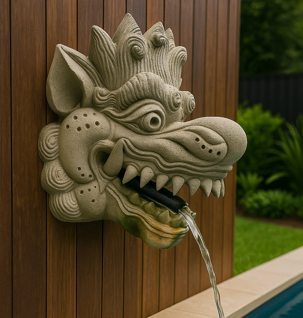 Dragons Head Wall Water Fountain