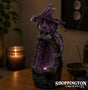 Dark Legends Crystal Cavern LED Dragon - Purple