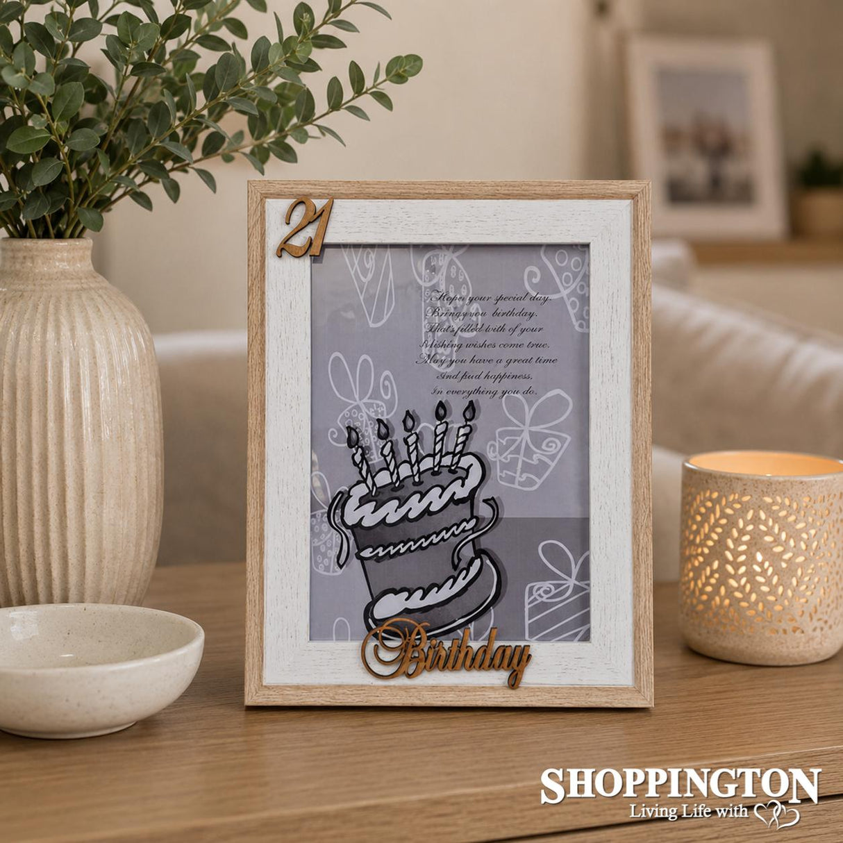 Designer Natural Wood Photo Frame 21
