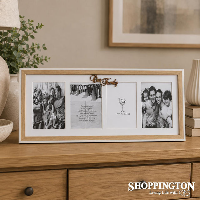 Designer Wood Collage Frame - Family
