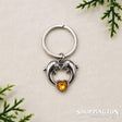 Dolphin Keyring - Topaz