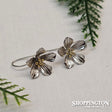 Earrings - Alpine Gentian Flower