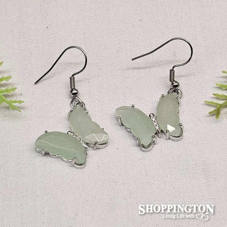 Earrings - Butterfly Aventurine