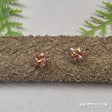 Earrings - Champange Star Studs