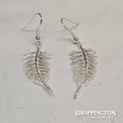 Earrings - Dainty Silver Ferns