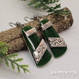 Earrings - Green Toki Laser