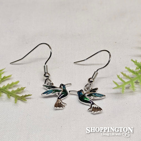 Earrings - Hummingbird