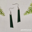 Earrings - Jade Resin Toki