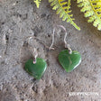 Earrings - Kahurangi Pounamu Heart