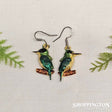 Earrings - Kingfisher