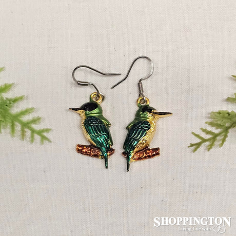 Earrings - Kingfisher