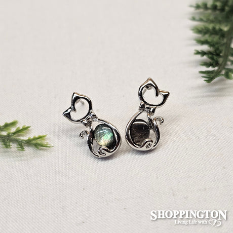 Earrings - MOP Cat Earrings