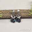 Earrings - Paua Bead & Koru