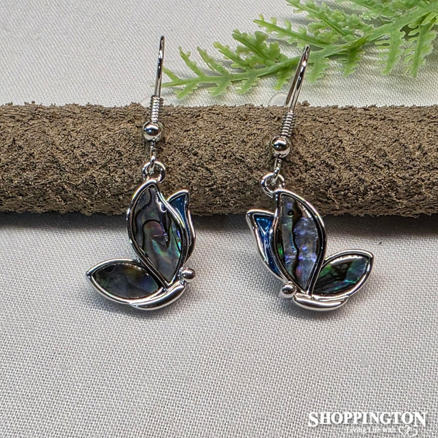 Earrings - Paua Butterfly