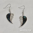 Earrings - Paua Fern