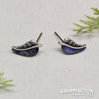 Earrings - Paua Ferns