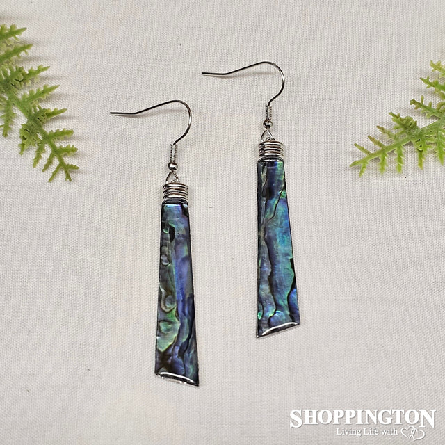 Earrings - Paua Toki