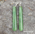 Earrings - Pounamu Drop 70mm