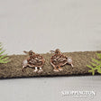 Earrings - Rose Gold Kiwi
