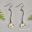 Earrings - Silver Lily