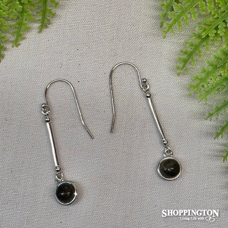 Earrings - Sterling Silver & 5mm Pounamu Drops