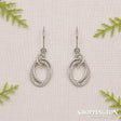 Earrings - Sterling Silver Double Rings