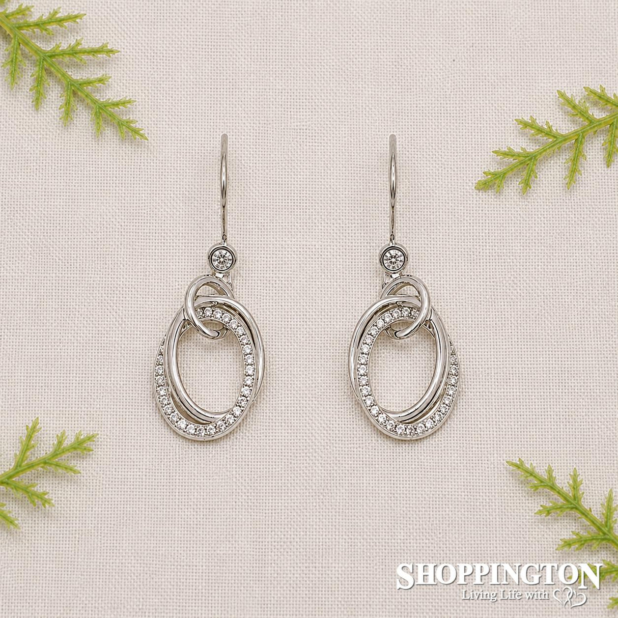Earrings - Sterling Silver Double Rings