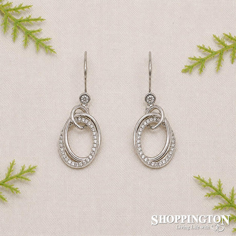 Earrings - Sterling Silver Double Rings